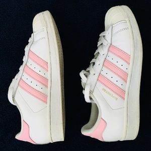 Light pink Adidas Superstars Sneakers